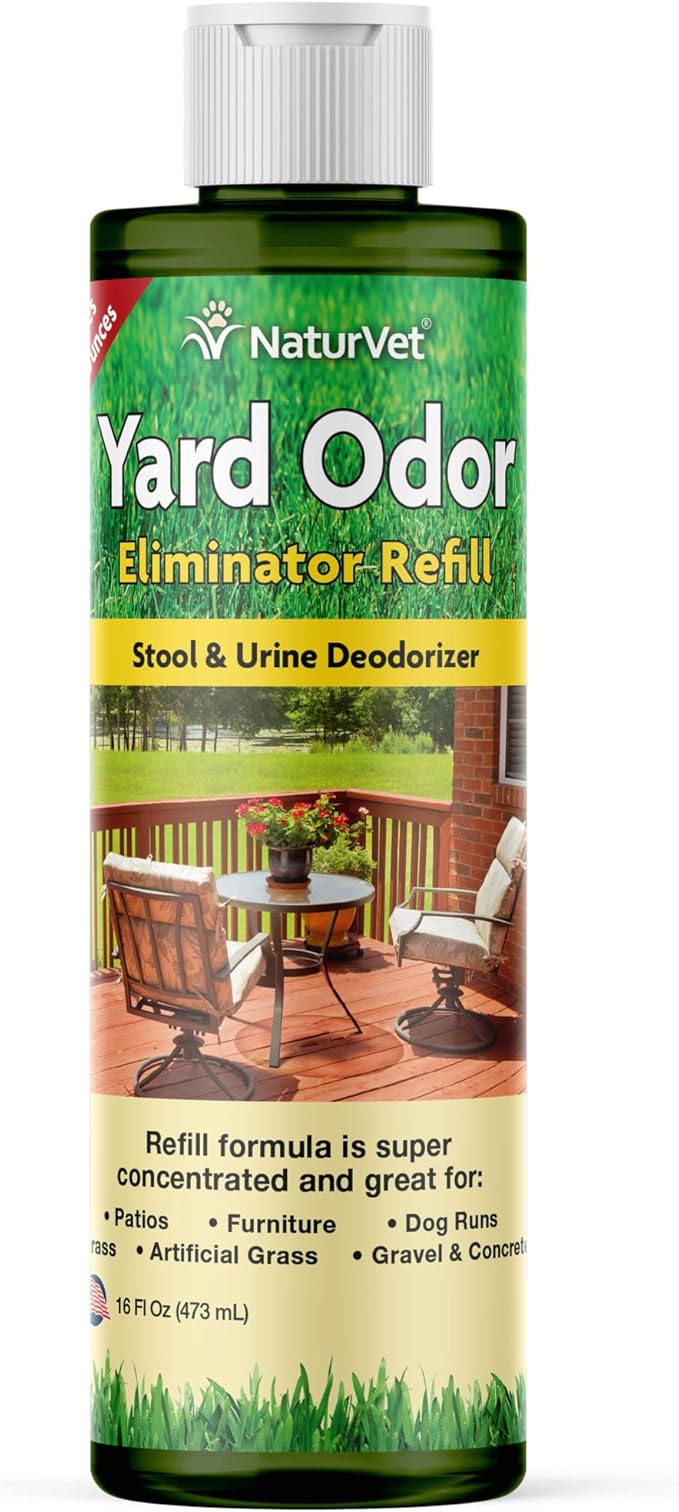 NaturVet – Yard Odor Eliminator | Eliminate Stool and Urine Odors from Lawn and by NaturVet