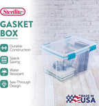 Sterilite 4 Pack Gasket Box, Weather-Resistant Storage Bins - Image 3