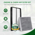 Engine & Cabin Air Filter Set Fits Honda Pilot 3.5L, Acura MDX V6 3.5L - Image 3