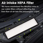 Air Intake HEPA Filter Air Intake Grille Cover Compatible - Image 2