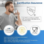 PUREPLUS 5 Micron 20" x 2.5" Whole House Sediment Home Water Filter, 20-inch - Image 3
