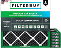 Filterbuy 14x14x1 Air Filter MERV 10 Odor & Allergy Defense by Filterbuy