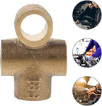Veemoon Brass Tee Fitting M10x1 Thread Adapter Fuel Pipe Connector - Image 8