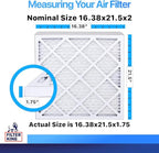 Filter King 16.38x21.5x2 Air Filter | 12-PACK | MERV 8 HVAC Pleated A/C Furnace - Image 2