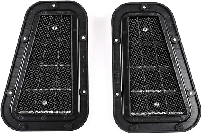 Car Decorative Front Hood Bonnet Side Trim Cover Steel Air Flow Intake Scoop - Image 2
