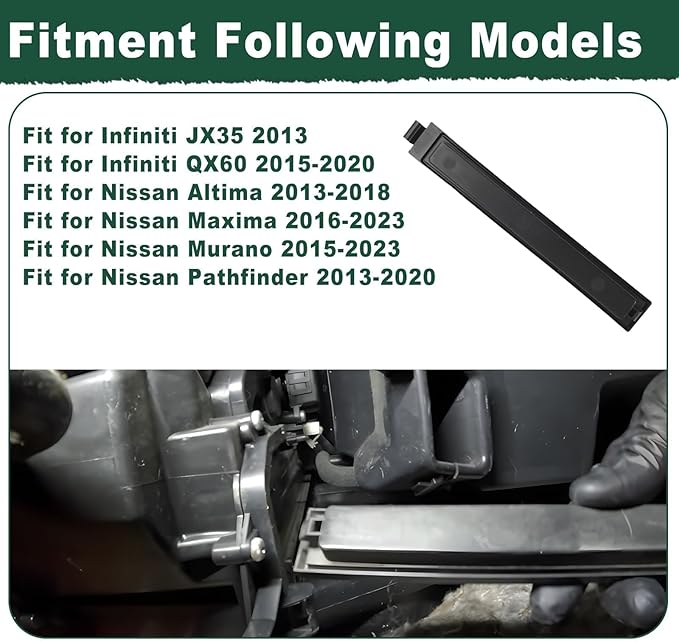 27276-3JC1A Cabin Air Filter Cover Door Fit - Image 4