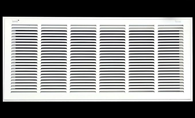 HVAC Premium 32 x 6 Duct Opening Steel Return Air Filter Grille, by HVACPremium
