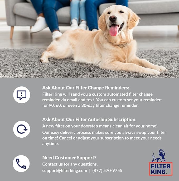Filter King 22x28x1 Air Filter | 4-PACK | Carbon MERV 8 HVAC Pleated A/C - Image 5