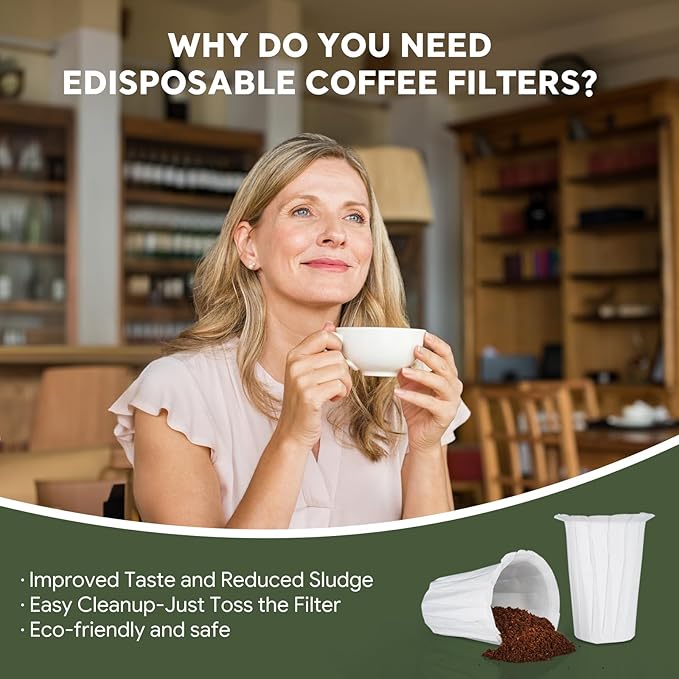 Disposable Paper Coffee Filters K Cup Paper Filters - Image 7