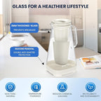 GLACIER FRESH Glass 10 Cup Water Pitcher - Image 2