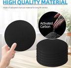 6 Pack Compost Filters for Countertop Bin, 6.7 Inch Charcoal Filters for - Image 5