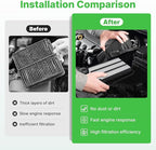 2PCS Engine Air Filter Fit for Honda Civic 2016-2021, CR-V CRV 2017-2022 Air - Image 4