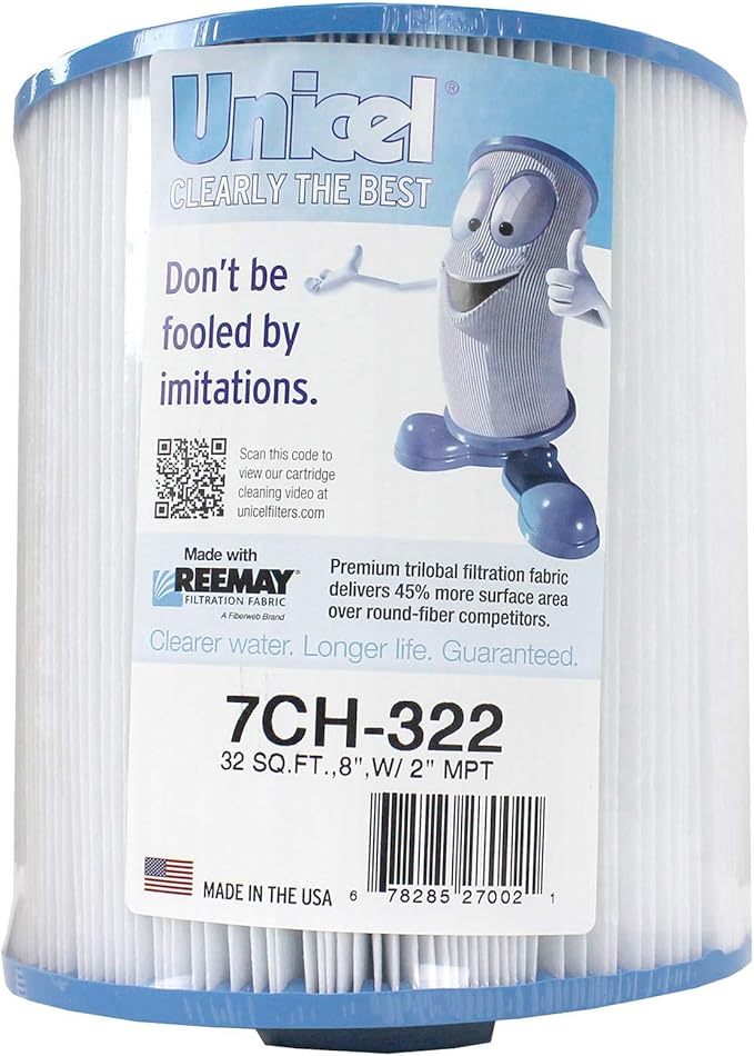 Unicel 7CH-322 32 Square Foot Media Replacement Hot Tub Spa Filter Cartridge - Image 2