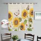 Farm Sunflowers Living Room Curtains 84 Inch Length, Window Curtains Tab Top - Image 4