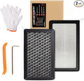2-Pack Upgrade HEPA Cabin Air Filter Kit Activated Carbon Replacement by Reeoutdoor