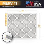 BNX TruFilter 20x23x1 Air Filter MERV 11- MADE IN USA - Image 2