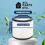 HEPA Cartridge Replacement Filter Compatible - Image 4