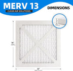 14x14x1 Furnace Air Filters, MPR 1900 & FPR 10, MERV 13 Pleated Air Filter - Image 5