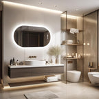 LUVODI Lighted LED Bathroom Mirror: 48x24IN Wall Mounted Dimmable 3 Colors - Image 9