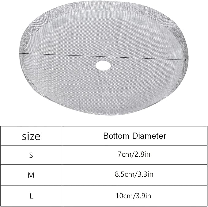 5Pcs Stainless Steel Coffee Mesh Filter, Portable Reusable Cofffe Pot Mesh - Image 2