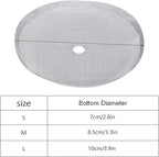 5Pcs 304 Stainless Steel Coffee Mesh Filter Portable Reusable Cofffe Pot Mesh - Image 2