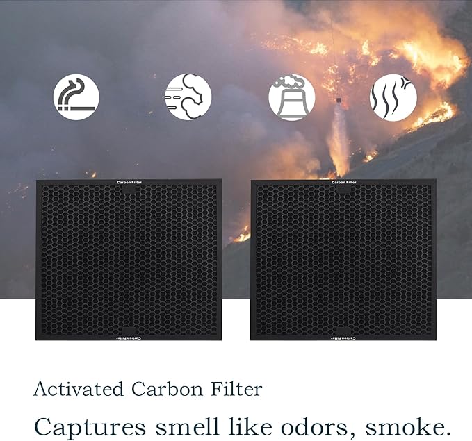 Carbon Filter 500 for Drieaz HEPA500 16'' x 16'' x 1'' & BlueDri & VEVOR Air - Image 3