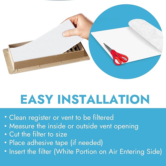 Cut to Size Floor Vent Air Filters - Image 5