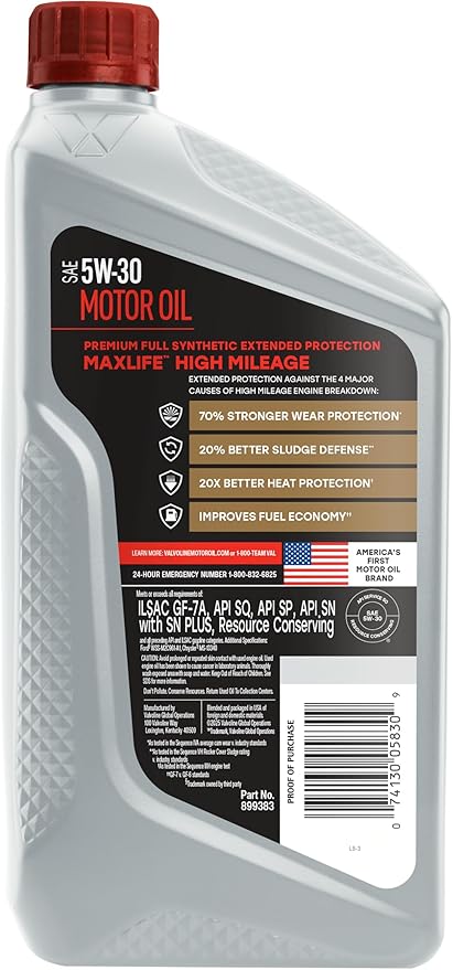 Valvoline Extended Protection High Mileage - Image 3