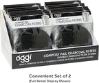 OGGI Set of 2 Charcoal Filters- Replacement Charcoal Filter - Image 5