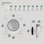 Vent Systems 4" Inch Air Supply Vent Cover - Image 2