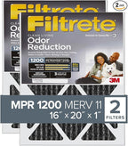 Filtrete 16x20x1 Air Filter, MPR 1200, MERV 11, Allergen Defense Odor Reduction by Filtrete