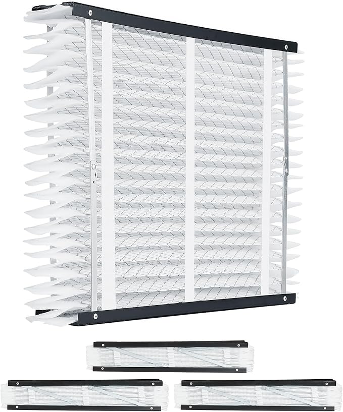 VEVOR 20x25x4 Furnace Air Filter, MERV 11 Pleated HVAC AC Replacement, - Image 9