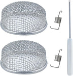 2 Pack RV Flying Insect Screen Furnace Vent Cover Bug Screens, 2.8 x 1.3 Inch by Unknown