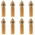 8Pcs K1 Nozzles 0.4mm, Brass High-Speed 3D Printer Nozzles Compatible by TIEXYE