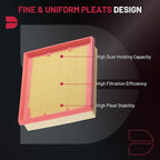 BDFHYK 2PC CA12813 Engine Air Filters Compatible - Image 4