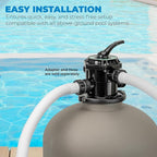 XtremepowerUS 22" Sand Filter Swimming Pool Sand Filter - Image 3