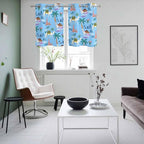 2 Panel Kitchen Cafe Curtains, Desert Landscape Sunlight Filtering Nature Air - Image 4