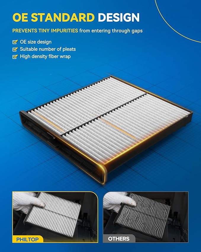 PHILTOP Cabin Air Filter, Replacement - Image 4