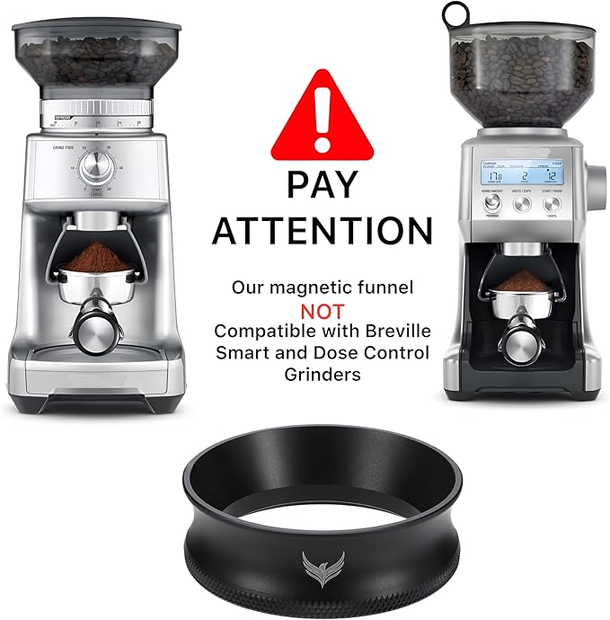 Magnetic 54mm Dosing Funnel & Espresso Puck Screen - Image 4