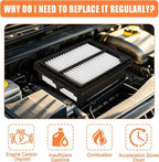 17220-5K0-A00 Air Filter Replacement Compatible - Image 4