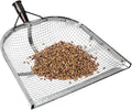 Leaking Soil Shovel Filter Stainless Steel Sieve 4mm/6mm/8mm/12mm Mesh Sifting by Unknown