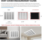 16x12 Return Air Grille, Air Return Vent Cover, Flat Vent Cover, Rejillas De - Image 4