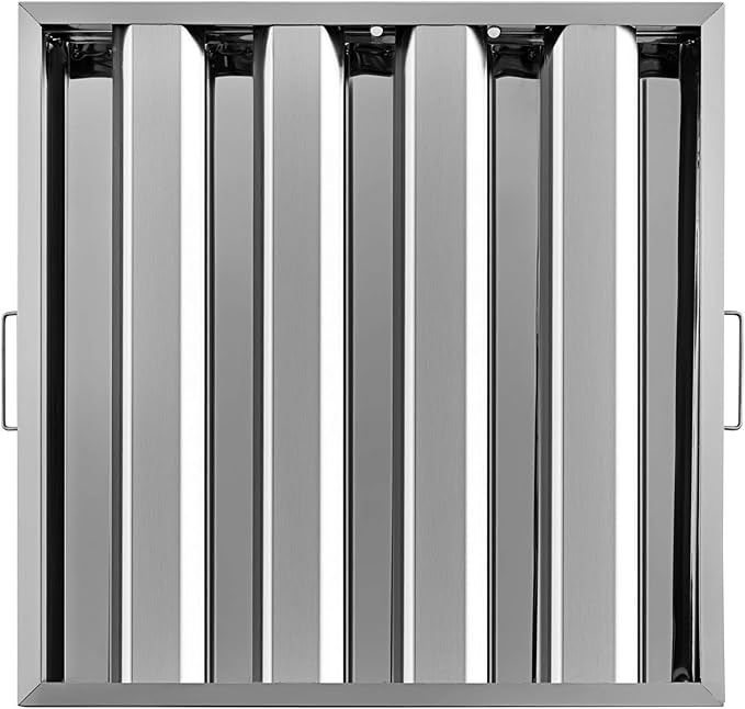 VBENLEM Pack of 6 Hood Filters 19.5W x 19.5H Inch, 430 Stainless Steel 4 - Image 9