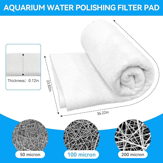Aquarium Polishing Filter Pad, 100 Micron Water Polishing Pad - Image 6