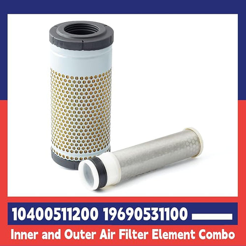 10400511200 19690531100 Inner and Outer Air Filter Element Combo Replacement - Image 2