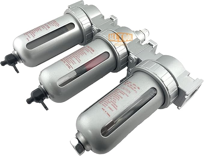 1/4" NPT MID FLOW 3 Stages Filter Coalescing Desiccant Dryer System - Image 3