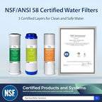 iSpring RCC7D 75 GPD Reverse Osmosis/Deionization Water Filter System, Removes - Image 2