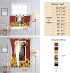 Sheep Sunflower Living Room Curtains 96 Inch Length, Window Curtains Tab Top - Image 8