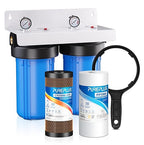 PUREPLUS 2-Stage Whole House Water Filtration System, Heavy Metals & Rust by PUREPLUS