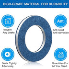 Mudder 50 Pieces Aluminum Engine Transmission Fluid Oil Crush Washers Drain - Image 3